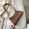 Fashion texture chain shoulder bag Western style all-match underarm bag