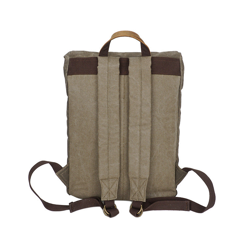 Source point batik canvas backpack