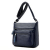 Middle-aged mother soft leather shoulder bag