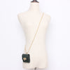 Pattern Mini Pouch Gold Buckle Chain Coin Purse Thin Belt Belt Waist Bag