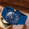 Simple Waterproof Calendar Silicone Band Men's Watch