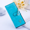 Ladies umbrella wallet female long zipper wallet Korean version of the multi-handle bag Taobao AliExpress through the scrub wallet