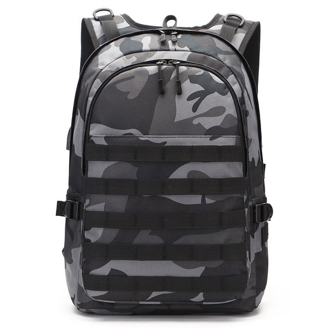 USB camouflage backpack