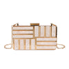 Sequined Stone Box Bag Fashionable All-match One-shoulder Diagonal Dinner Bag