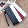 Ladies In Hand Long Zipper Tassel Stitching Embossed Large-capacity Wallet