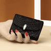 Snake Head Buckle Organ Card Holder Female Snake Embossed Leather