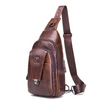 Men Genuine Leather Crossbody Bag