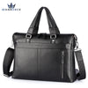 Manbers brand real leather business and leisure handbag official document of Baotou layer men's single shoulder large capacity package