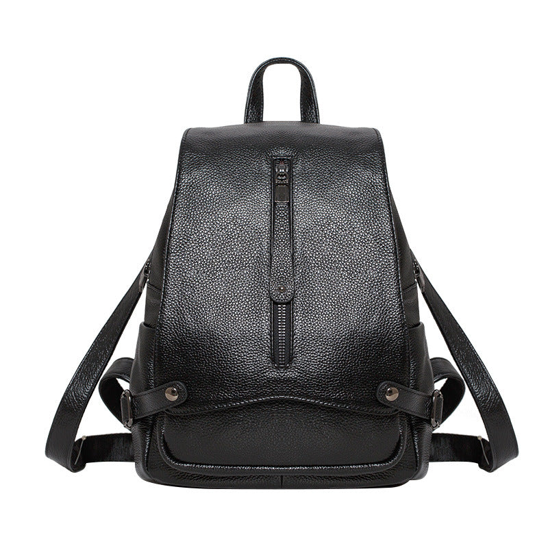 Leather backpack