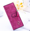 Ladies umbrella wallet female long zipper wallet Korean version of the multi-handle bag Taobao AliExpress through the scrub wallet