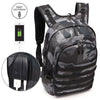 USB camouflage backpack