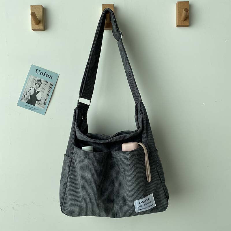 Women's Large Capacity Textured Soft Leather Bucket Bag