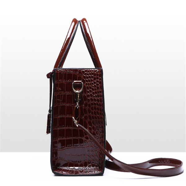 Diagonal cross bag Solid color stone tote bag