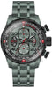 Invicta Aviator Chronograph Stainless Steel Green Dial Quartz 40703 100M Men's Watch