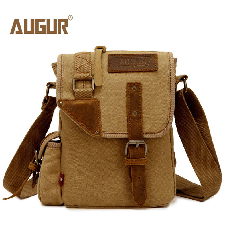 2021 new canvas bag, leisure men's bag, men's shoulder bag, Korean bag leisure business package 601