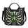 Halloween skull print handbag