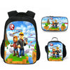 New Roblox Game 3-Piece Large Capacity Backpack