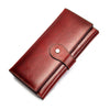 Leather lady antimagnetic RFID wallet