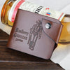 Tri-fold European and American hipster men's antique retro multi-card wallet