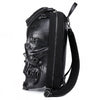 Personality new three-dimensional bone skull PU backpack Fashion multi-function outdoor backpack wholesale