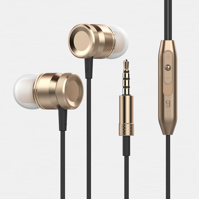 Metal in-ear headphones