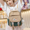 Girl Heart Oxford Cloth Small Canvas Mini Backpack