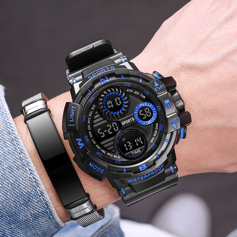 Waterproof Sports Trend Watch Multifunctional Electronic