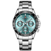 Men's Business Steel Band Water Resistant Quartz Watch