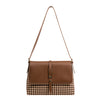 Winter Leopard Print Color Matching Simple Small Square Bag