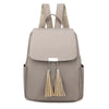Women's Oxford Cloth Large Capacity Tassel Backpack