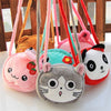 Panda Cat Rabbit Fluffy Baby Kid Kindergarten Cross-body Bag