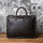Vintage Casual Crazy Horse Leather Handmade Men's Leather Handbag