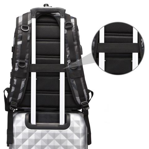 USB camouflage backpack