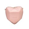 Geometric heart-shaped bag