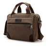 New men's canvas bag compartment Mens satchel retro casual bag large cross section