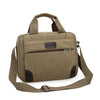 New men's canvas bag compartment Mens satchel retro casual bag large cross section