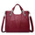 Soft leather large-capacity handbag