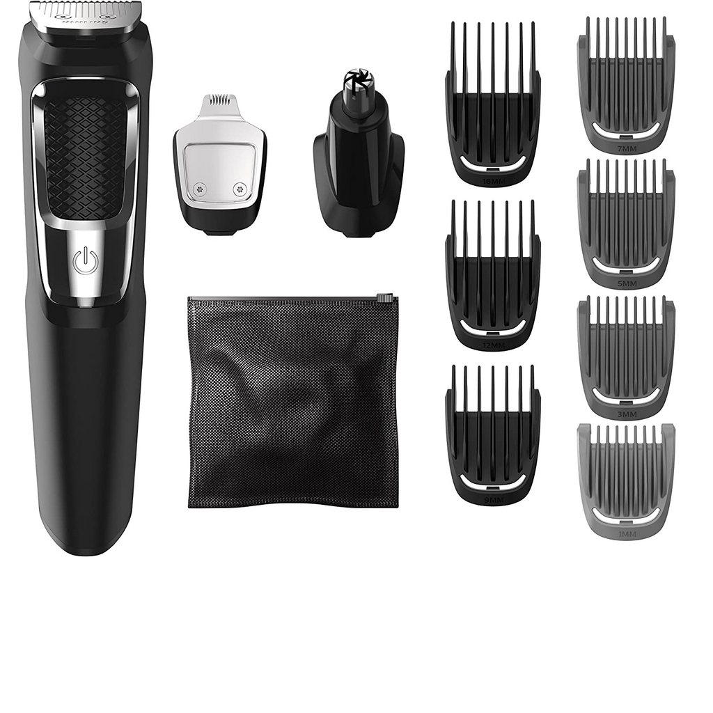 Multifunctional nose hair and beard hair clippers