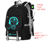 Men's Backpack Voice-activated Charging Listening Luminous