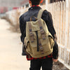 Influx street canvas backpack unisex backpack retro leisure travel bag large capacity bag