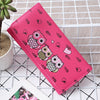 Cute cartoon owl clutch