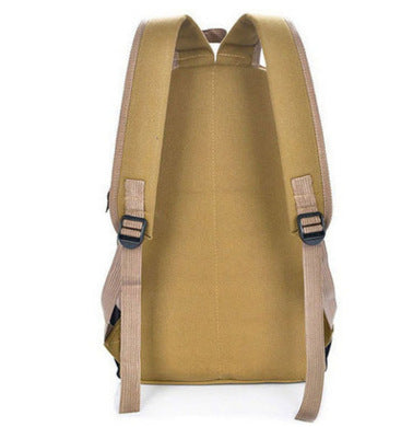 2021 Korean men's Leisure Canvas Bag retro fashion school computer backpack