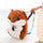Lolita Round&Fat Hamster Plush Doll Backpack Cosplay Bag Cute White&Brown