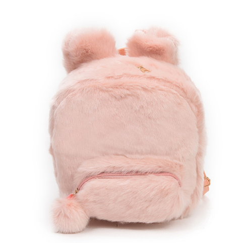 Cute plush bunny ears shoulder bag