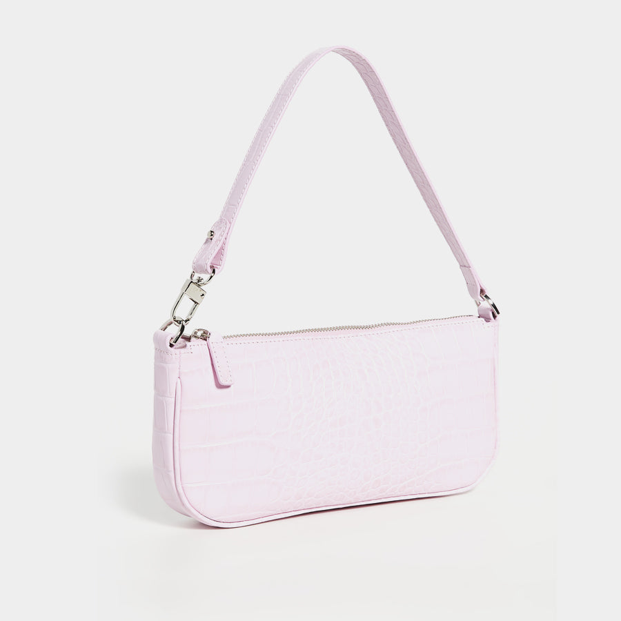 Patent leather shoulder bag