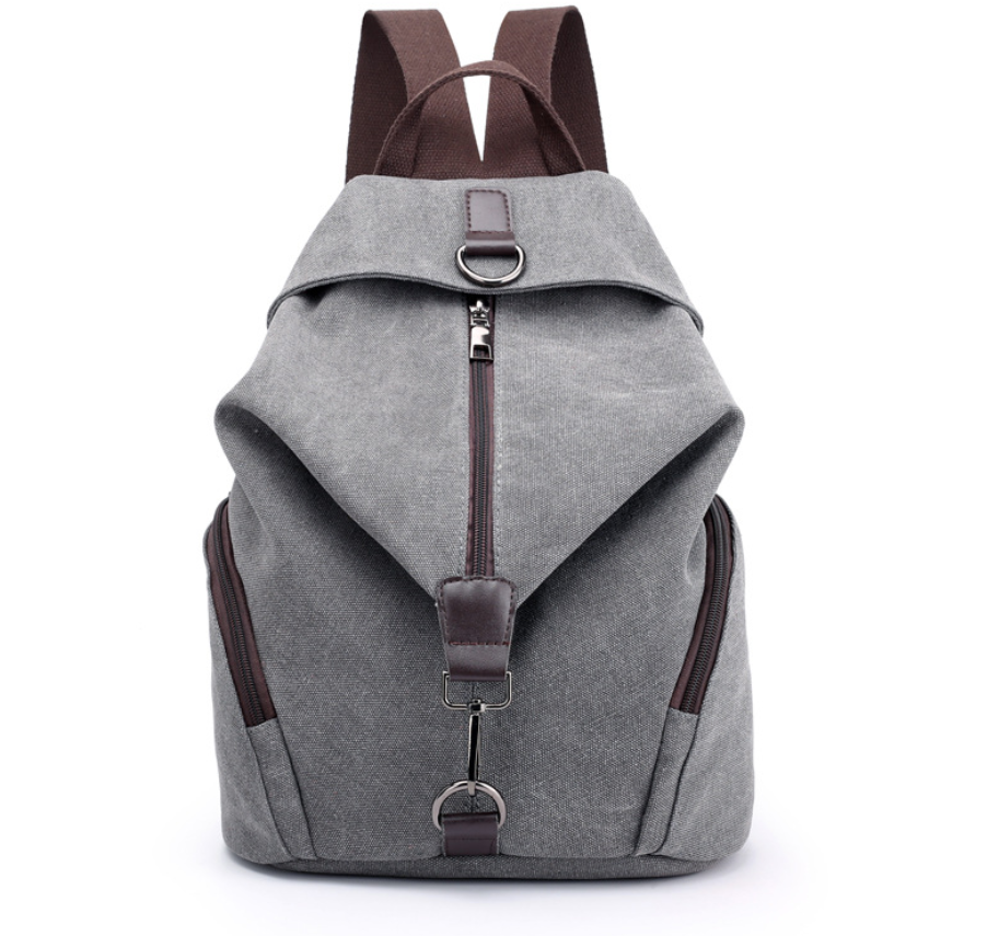 Canvas handbag retro casual college wind backpack fashion Korean handbag casual versatile shoulder bag