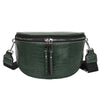 Rivet Soft Leather Fashion Saddle Bag Crossbody Belt