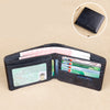 Men's Short Leather Large-capacity Horizontal Wallet