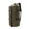 Large capacity canvas drum bag