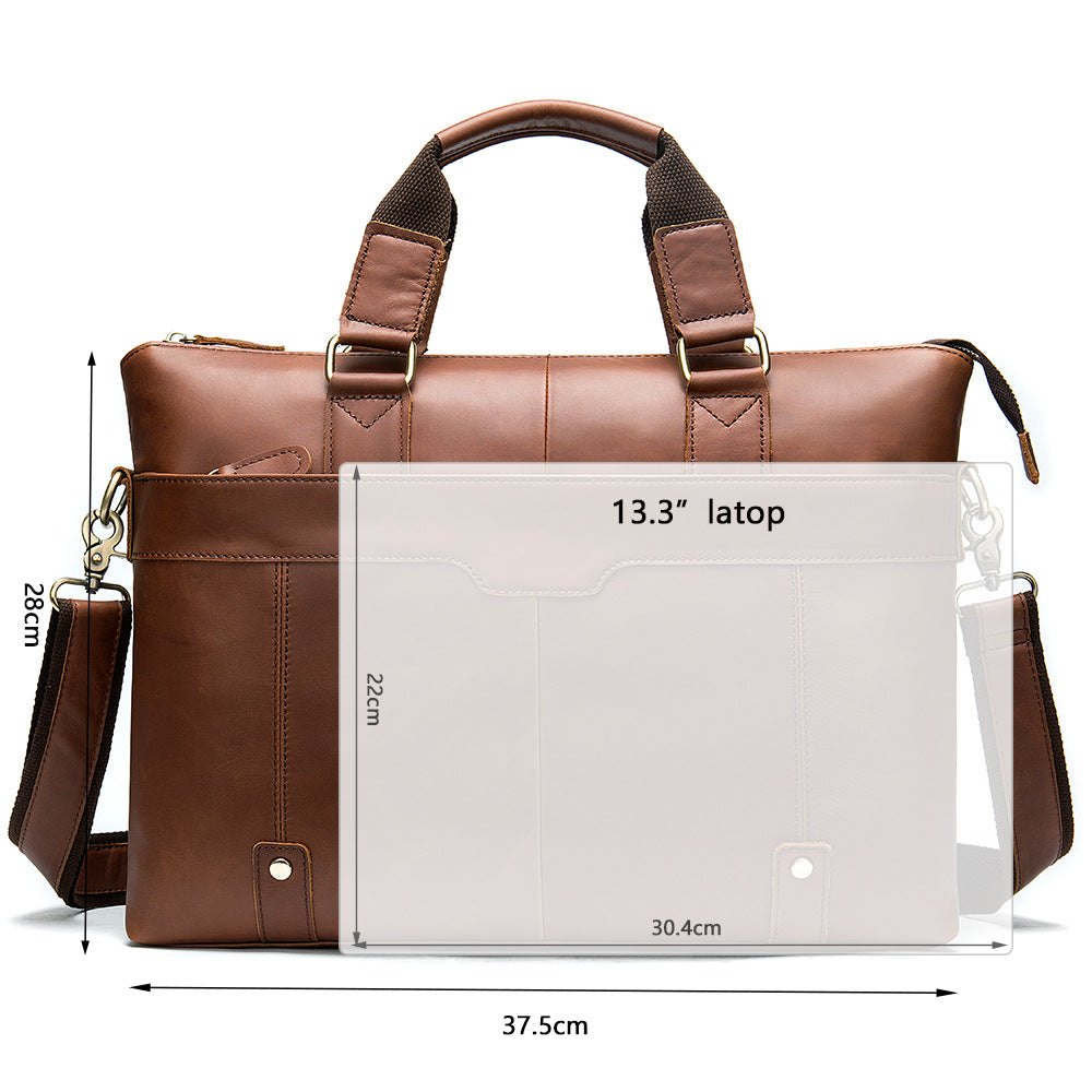 Men's briefcase business casual men's shoulder oblique bag